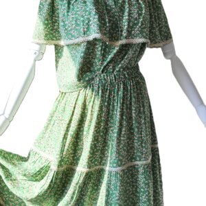 Çiçek Desenli Gipsy Model Etek Bluz İkili Takım