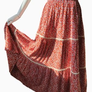 Çiçek Desenli Gipsy Model Etek