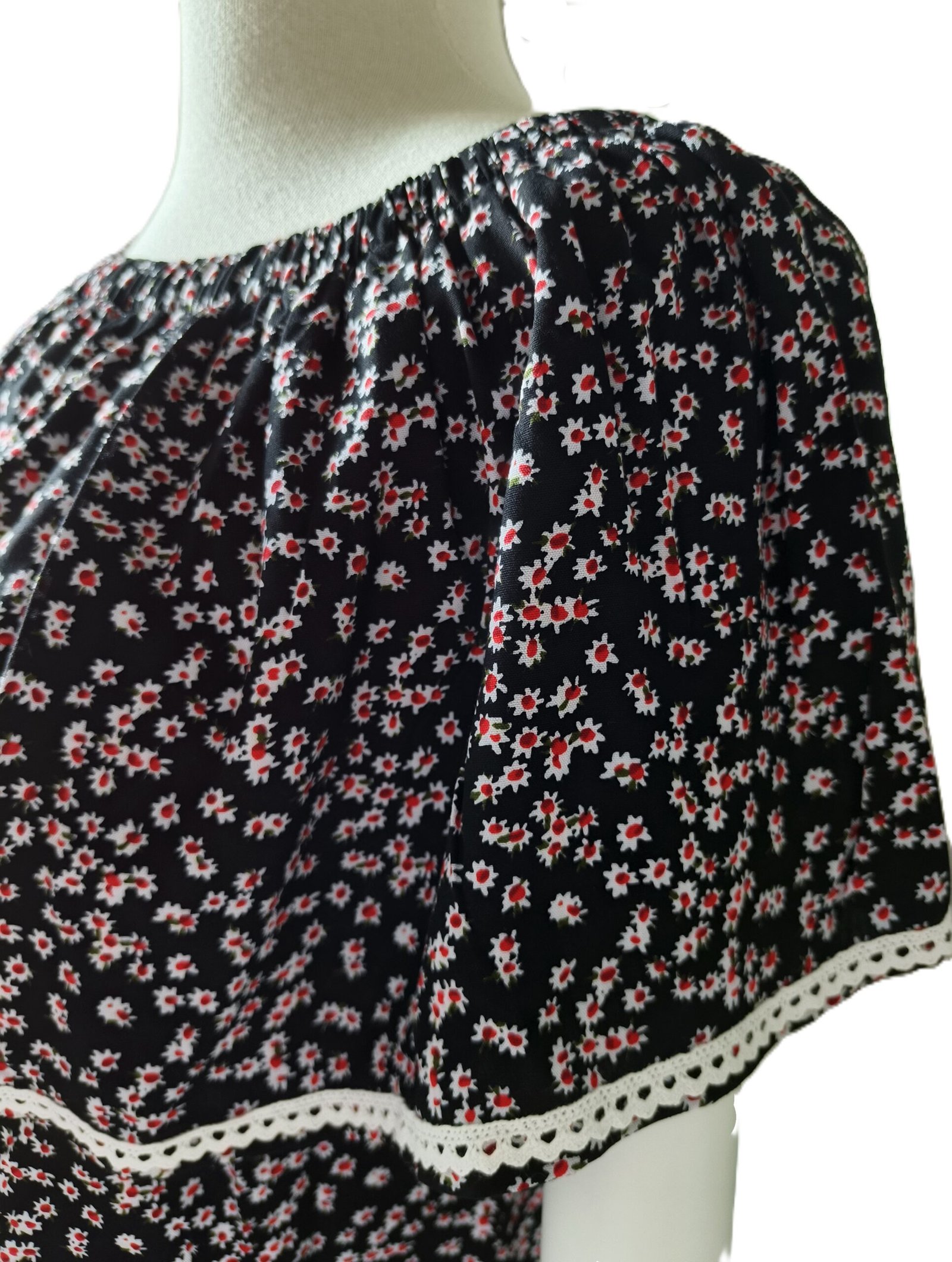 Çiçek Desenli Gipsy Model Etek Bluz İkili Takım - Görsel 17